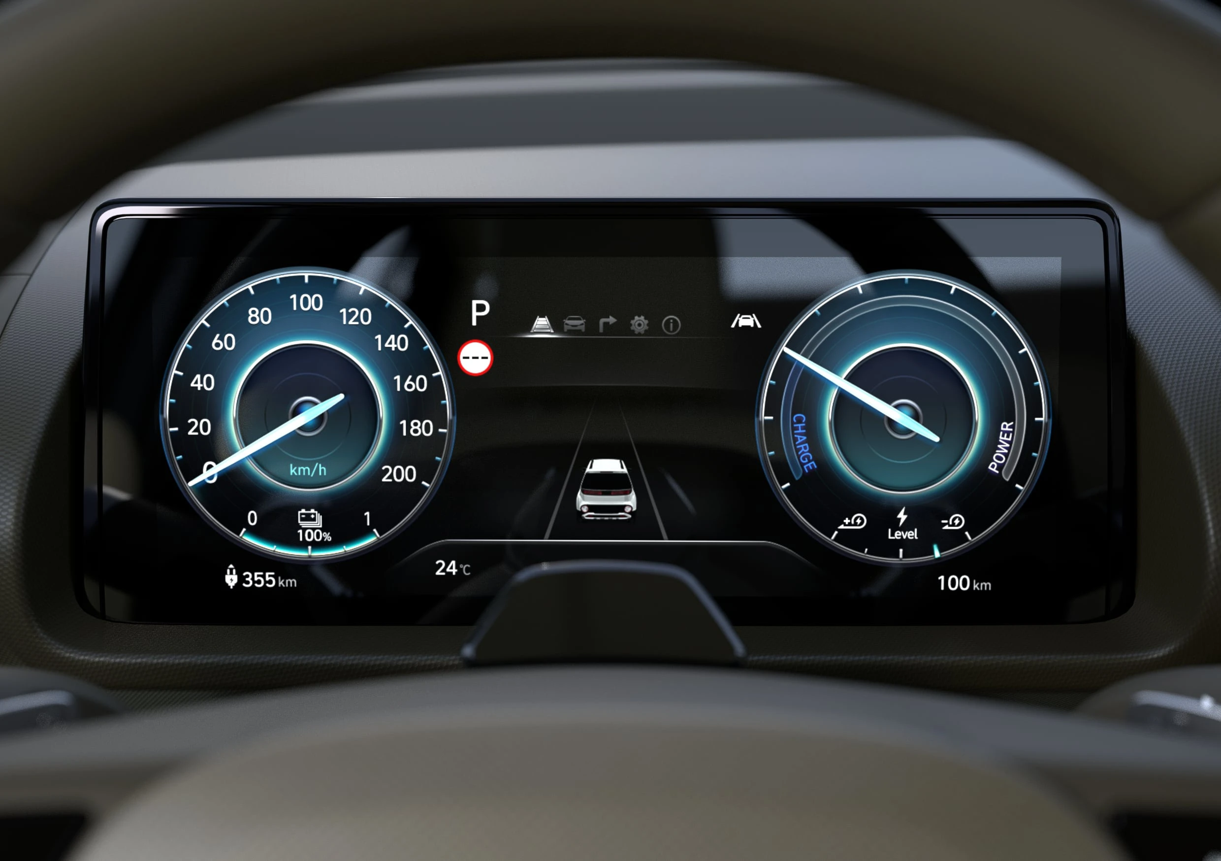 Hyundai INSTER 2024 Interior SHOT22 Digital Cluster Type1